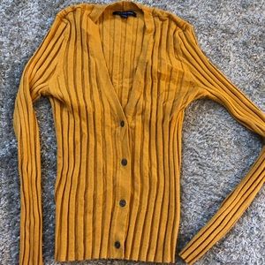Yellow Long Sleeve American Eagle Sweater